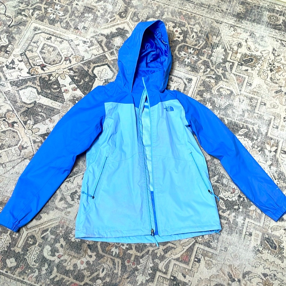 The North Face Two-Tone Blue Hooded Jacket